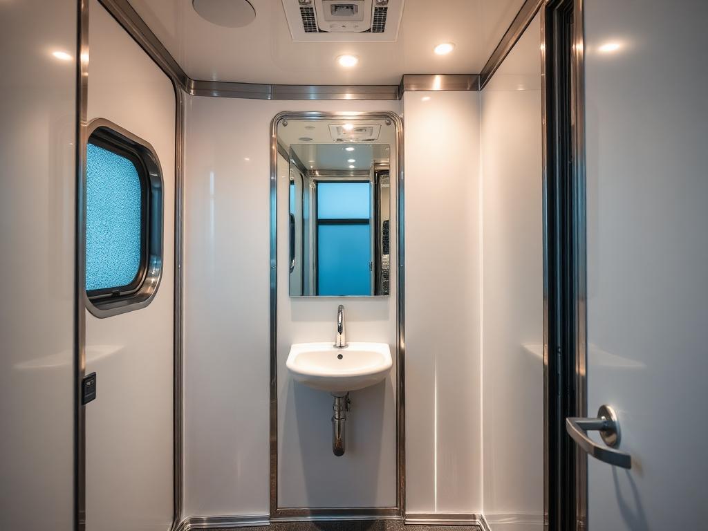 Luxury Restroom Trailers in Shelby, OH